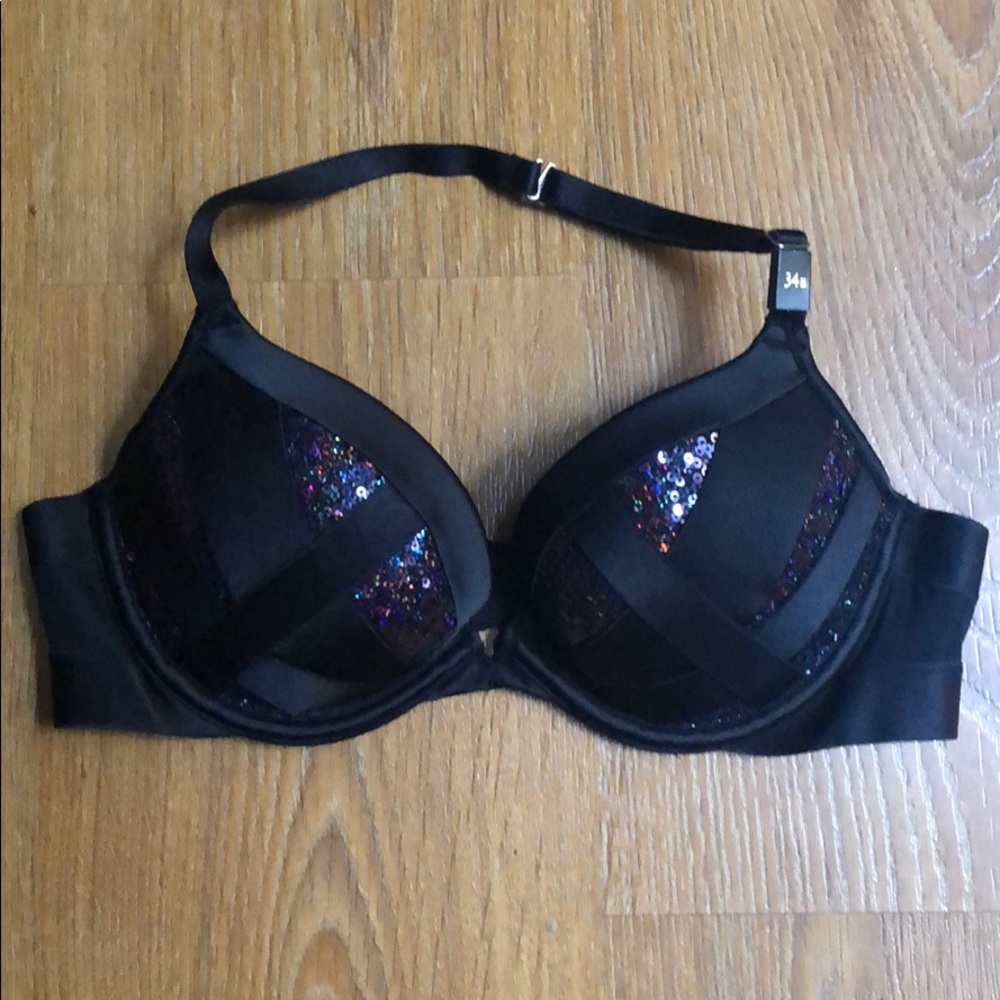 VICTORIA’S  SECRET HALTER PUSH UP BRA.